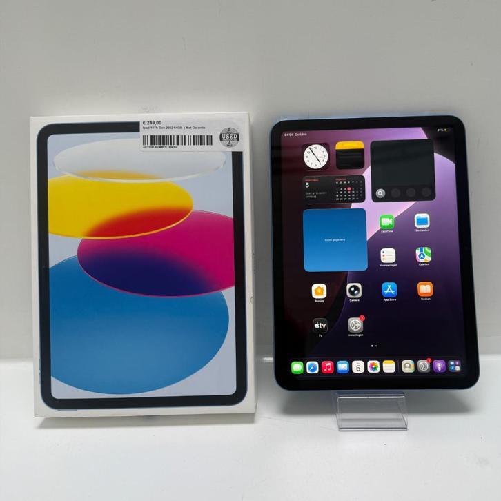 Ipad 10Th Gen 2022 64GB  | Met Garantie, Computers en Software, Apple iPads, Zo goed als nieuw