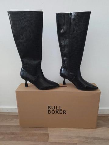 Bull Boxer Hoge Laarzen Maat 37 - Zwart Croco beschikbaar voor biedingen