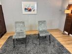 GRATIS LEVERING “De Bommel Jaxx” Groene Velvet Eetkamerstoel, Overige materialen, Overige kleuren, Ophalen of Verzenden, Zo goed als nieuw