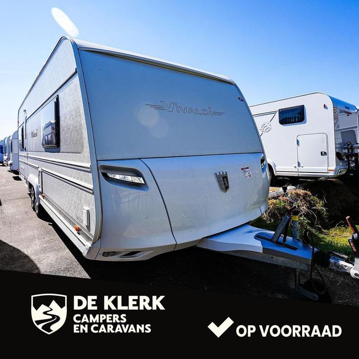 Tabbert VIVALDI 685 DF Christmas Special (bj 2016), Caravans en Kamperen, Caravans, Bedrijf, 1500 - 2000 kg, Tabbert, 8 meter en meer