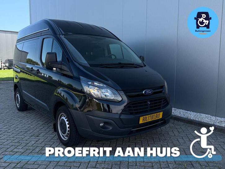 Ford Transit Custom L1H2 Rolstoelbus (Automaat) Airco Rolsto, Auto's, Bestelauto's, Bedrijf, Te koop, Aangepast voor mindervaliden