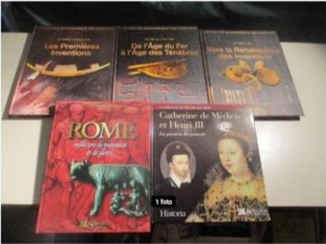 5 Prachtige Franstalige Geschiedkundige Boeken beschikbaar voor biedingen