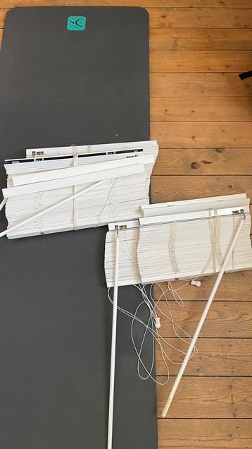 Houten jaloezieën wit 40,5x135cm beschikbaar voor biedingen
