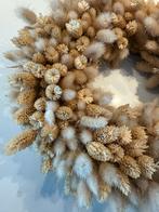 Handgemaakte Gedroogde Bloemenkrans - 30 cm, Huis en Inrichting, Woonaccessoires | Kransen, Ophalen, Gebruikt