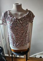 Bloemen top maat M, Ophalen of Verzenden, Zo goed als nieuw, Maat 38/40 (M), Korte mouw