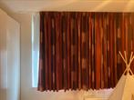 Gordijnen donkerrood motief 500cm x 190 cm, Ophalen of Verzenden, Zo goed als nieuw, 100 tot 150 cm, 200 cm of meer