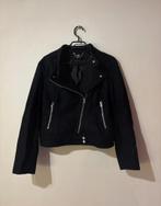 H&M Bikerjack Stof - Zwart, H&M, Zwart, Maat 42/44 (L), Ophalen of Verzenden