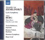 NIEUW  Zemlinsky Lyrische Symphonie - Alban Berg, Cd's en Dvd's, Cd's | Klassiek, Verzenden, Nieuw in verpakking