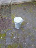 Zinken emmer met deksel, Ophalen of Verzenden