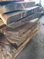 Mooie partijen Rode Beuk eiken ook boomstam schijven enz, Doe-het-zelf en Verbouw, Hout en Planken, Ophalen, Eiken, Zo goed als nieuw