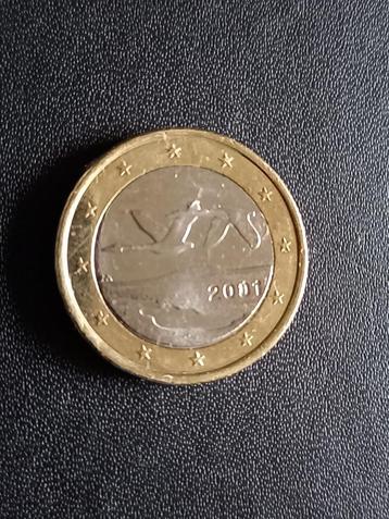 042: 1 Euromunt in nieuwstaat Finland 2001 beschikbaar voor biedingen