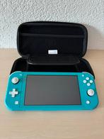 Nieuwe Nintendo Switch Lite blauw met hoesje, Ophalen of Verzenden, Zo goed als nieuw