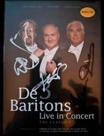 De 3 baritons Live in concert Dvd/Cd Met handtekeningen, Alle leeftijden, Ophalen of Verzenden, Gebruikt