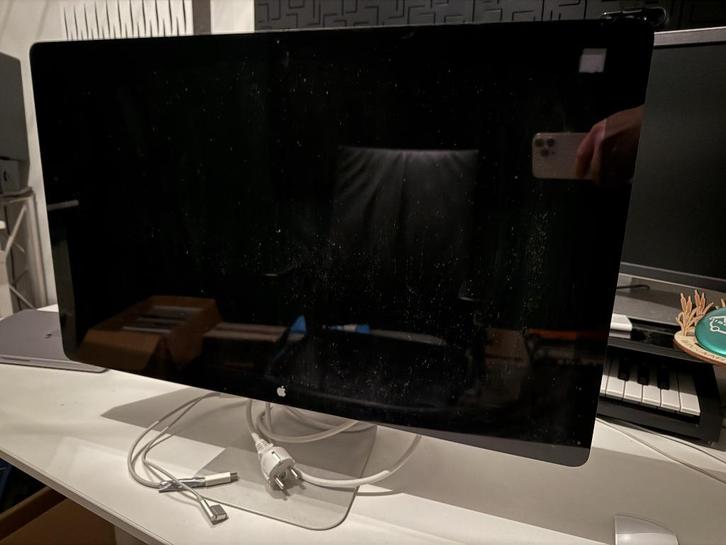 Apple Thunderbolt Display 27 inch, Computers en Software, Monitoren, Gebruikt, 60 Hz of minder, Thunderbolt, IPS, Quad HD (2K)