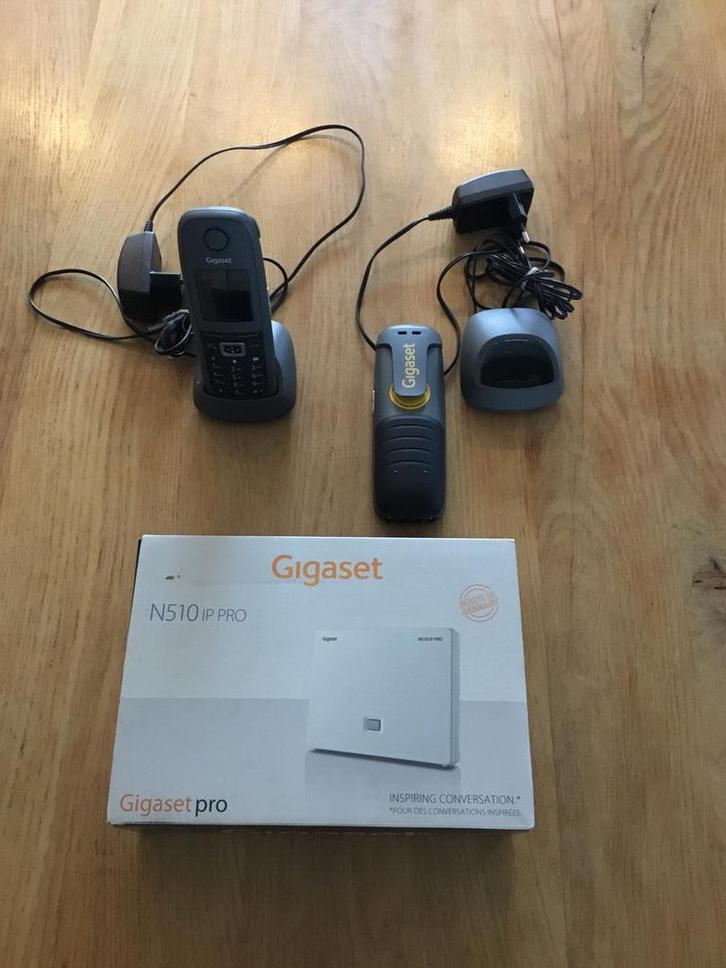 Gigaset R630H en basisstation gigaset N510 IP pro, Telecommunicatie, Datacommunicatie en VoIP, Nieuw, Ophalen