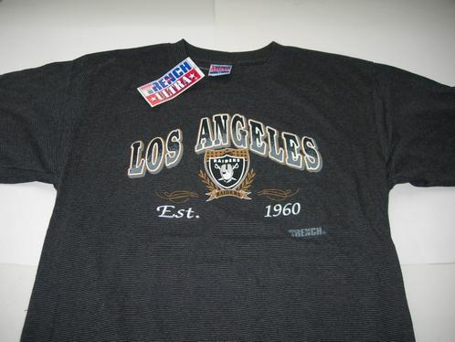 Los angeles raiders vintage nfl t shirt made in the usa by, Sport en Fitness, Rugby, Nieuw, Kleding, Ophalen of Verzenden