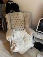 Beige kleur stoel fortuil, Huis en Inrichting, Fauteuils, Ophalen of Verzenden, Gebruikt