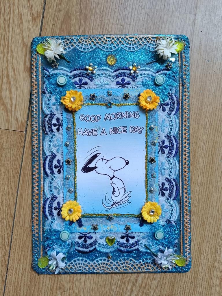 Snoopy, Minder dan 50 cm, Nieuw, Ophalen of Verzenden, Schilderij