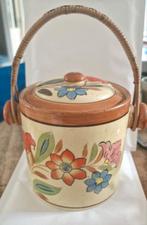Vintage Japanse pot met bloemmotief, Antiek en Kunst, Ophalen of Verzenden