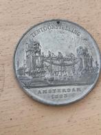 Penning Herinnering Tentoonstelling Amsterdam 1883, Postzegels en Munten, Penningen en Medailles, Ophalen of Verzenden, Overige materialen
