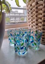 4 prachtige Murano glaasjes uit Venetië, Ophalen of Verzenden, Zo goed als nieuw, Borrel- of Shotglas