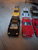 Peugeot + Ferrari + Ford + Lamborgini 1:24, Hobby en Vrije tijd, Modelauto's | 1:24, Ophalen of Verzenden, Gebruikt, Bburago