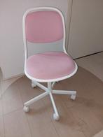 Izgs Ikea bureau stoel incl gratis onderplaat voor vloer, Huis en Inrichting, Bureaustoelen, Ophalen of Verzenden, Wit, Zo goed als nieuw