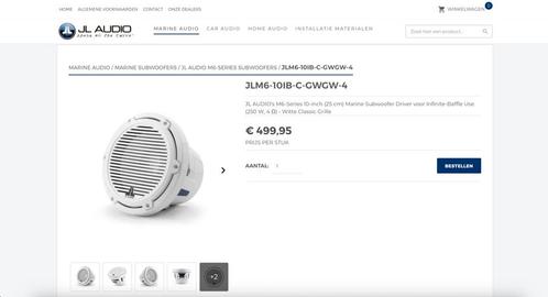 JL Audio JLM6-10IB-C-GWGW-4 Marine Subwoofer, Watersport en Boten, Bootonderdelen, Nieuw, Zeilboot of Motorboot, Ophalen of Verzenden
