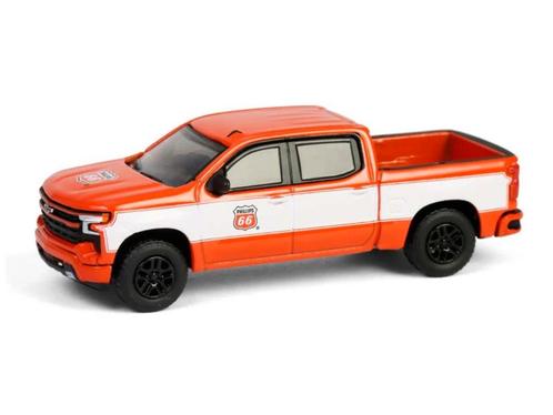 2023 Chevrolet Silverado van Greenlight 1/64 Phillips 66, Hobby en Vrije tijd, Modelauto's | Overige schalen, Nieuw, Auto, Ophalen of Verzenden