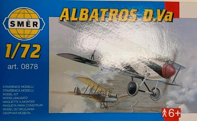 Coelianmodels, Smer, 0878, Albatros D. Va, 1/72, €6,99, Hobby en Vrije tijd, Modelbouw | Vliegtuigen en Helikopters, Nieuw, Vliegtuig