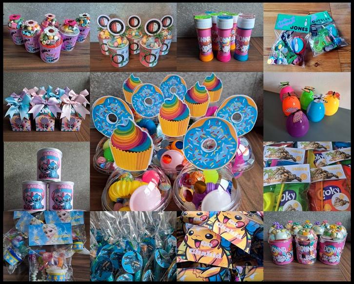 Traktaties in thema voor snoeptafel, Hobby en Vrije tijd, Feestartikelen, Nieuw, Feestartikel, Verjaardag, Ophalen of Verzenden