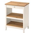 Kitchen island, Ophalen, Wit, 50 tot 100 cm, Zo goed als nieuw