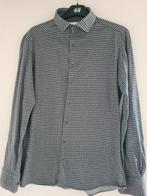 Overhemd ,State of Art, M, katoen tricot, grijs bruin blauw., State of Art, Zo goed als nieuw, Grijs, Halswijdte 39/40 (M)