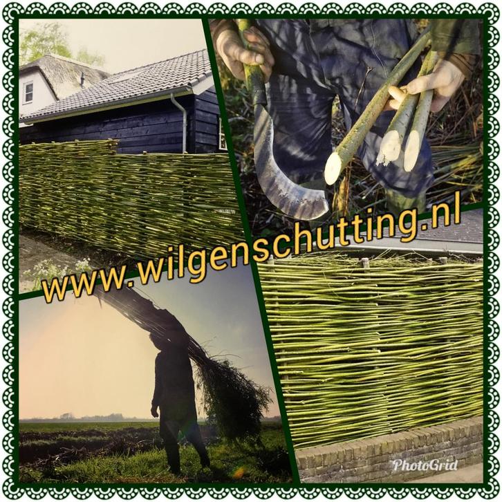 Wilgenschutting., Tuin en Terras, Tuinschermen, Nieuw, Hout, 150 tot 200 cm, 200 cm of meer, Ophalen
