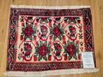 Vintage handgeknoopt perzisch tapijt afshar 62x75, Info@SlatsAntiek.nl, Tweedehands, 50 tot 100 cm, Perzisch