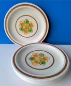 Kleine bordjes gebaksbordjes Homespun England, Huis en Inrichting, Keuken | Servies, Ophalen of Verzenden, Gebruikt, Bord(en)