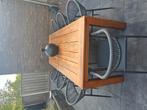 Teakhouten tuin tafel 8 personen, Tuin en Terras, Tuintafels, Ophalen, Zo goed als nieuw, Rechthoekig, Teakhout
