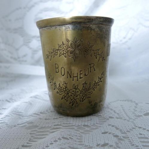 Verzilverde doopbeker, Antiek en Kunst, Curiosa en Brocante, Ophalen of Verzenden