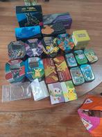 Pokemon kaarten lege tins, Foil, Ophalen of Verzenden, Zo goed als nieuw, Boosterbox