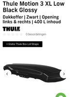 Thule dakkoffer motion xl low, Auto diversen, Dakkoffers, Ophalen of Verzenden