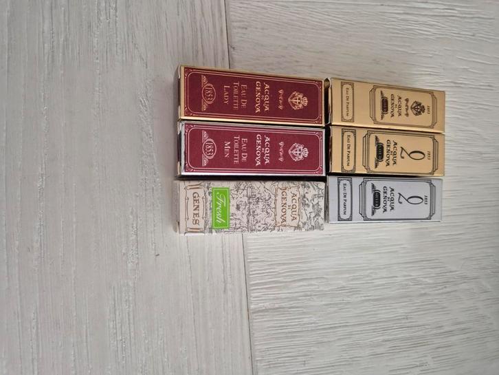 6 proefjes Acqua di Genova, Sieraden, Tassen en Uiterlijk, Uiterlijk | Parfum, Nieuw, Ophalen of Verzenden
