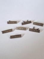 Medaille gesp Sinai miniatuur, Verzamelen, Ophalen of Verzenden, Landmacht, Nederland, Lintje, Medaille of Wings