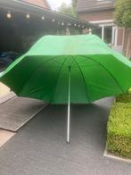 Grote groene vis parasol / paraplu, Ophalen, Gebruikt, 2 tot 3 meter, Waterdicht
