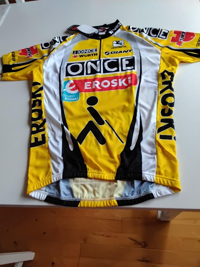 Te koop wielershirt team Once Eroski, Ophalen of Verzenden, Nieuw, XL, Bovenkleding