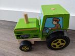 Bigjigs toys groene puzzel tractor, Kinderen en Baby's, Speelgoed | Houten speelgoed, Gebruikt, Ophalen of Verzenden