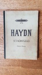 Haydn partituur DIE SCHÖPFUNG, Gebruikt, Klassiek, Zang, Ophalen of Verzenden