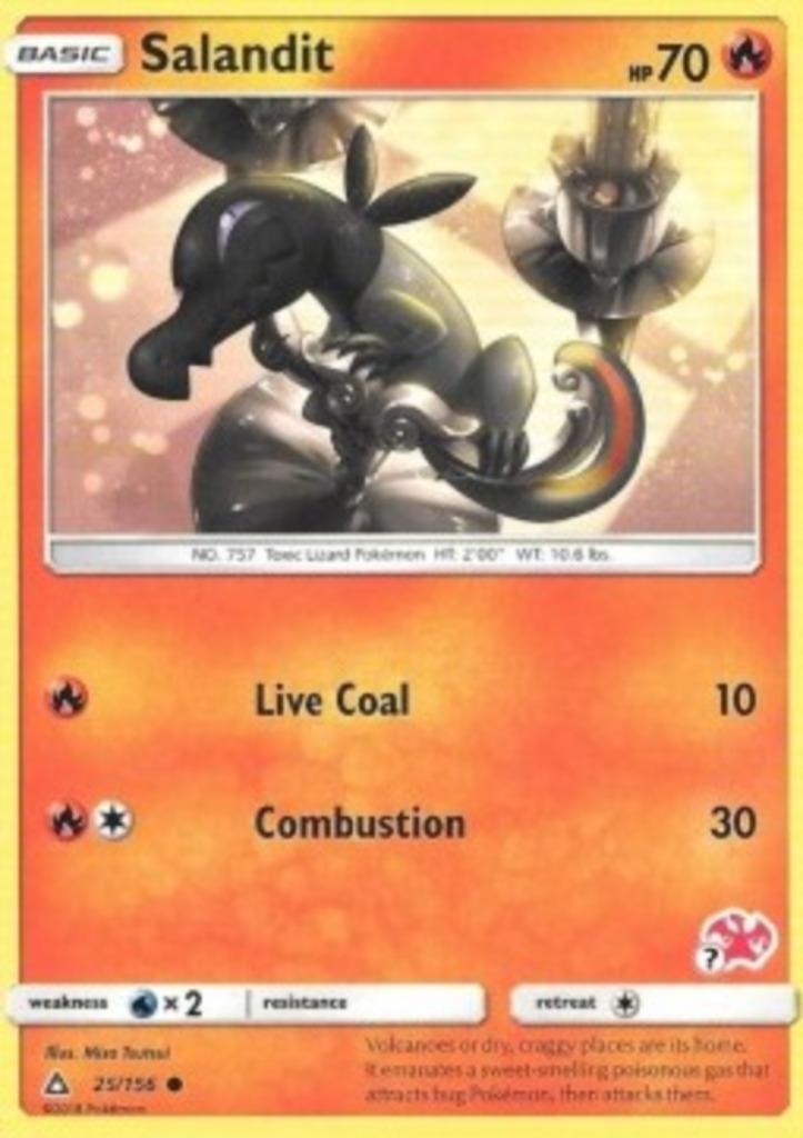Salandit #25 - UPR -Ultra Prism, Hobby en Vrije tijd, Verzamelkaartspellen | Pokémon, Zo goed als nieuw, Verzenden