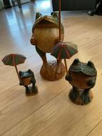 Houten kikkers, Antiek en Kunst, Ophalen