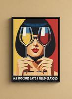 Canvas Poster 30 x 40 Zonder Lijst, Verzamelen, Vierkant, Nieuw, Ophalen of Verzenden, Canvas of Doek