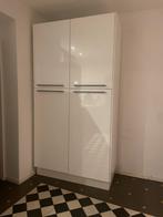 Ikea hoge keukenkasten in hoogglans wit, Ophalen, Gebruikt, 100 tot 150 cm, 200 cm of meer